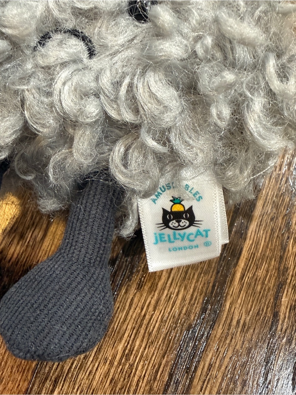 Jellycat Amuseables Storm Cloud bag charm keychain - Picture 3 of 7